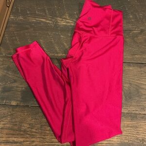 Athleta Elation Shine Tight Leggings in Hot Pink Size S